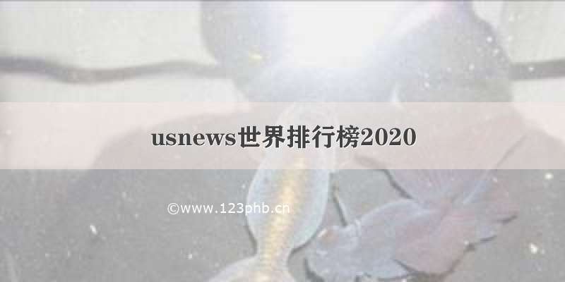 usnews世界排行榜2020