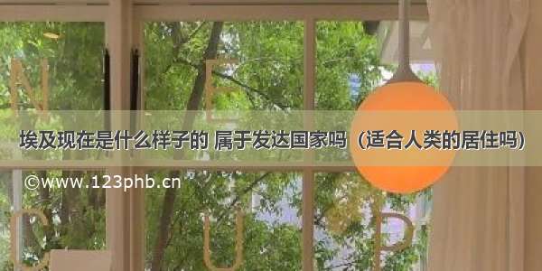 埃及现在是什么样子的 属于发达国家吗（适合人类的居住吗）