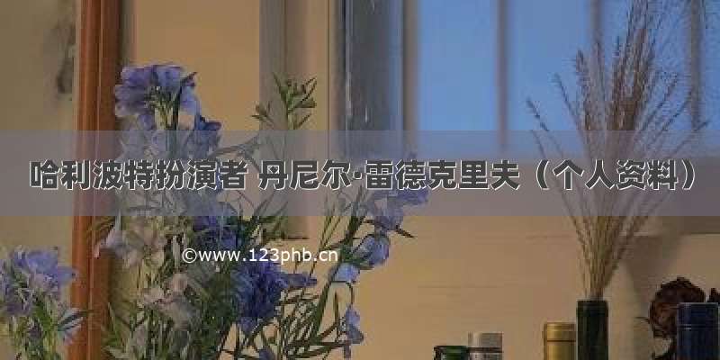 哈利波特扮演者 丹尼尔·雷德克里夫（个人资料）