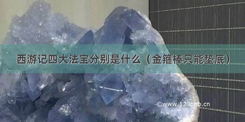 西游记四大法宝分别是什么（金箍棒只能垫底）