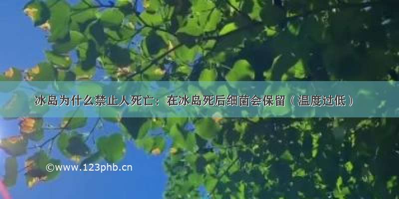 冰岛为什么禁止人死亡：在冰岛死后细菌会保留（温度过低）