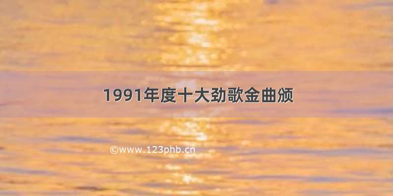 1991年度十大劲歌金曲颁