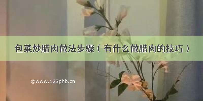 包菜炒腊肉做法步骤（有什么做腊肉的技巧）