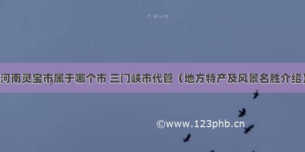 河南灵宝市属于哪个市 三门峡市代管（地方特产及风景名胜介绍）