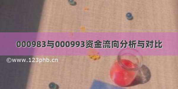 000983与000993资金流向分析与对比