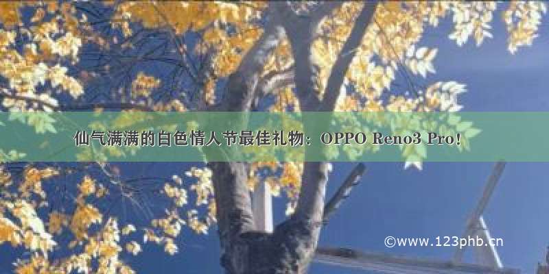 仙气满满的白色情人节最佳礼物：OPPO Reno3 Pro！